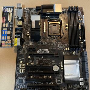 動作品 Z87 Extreme6 IOパネル付属 LGA1150 マザーボード　i7 4790K対応　即時支払いできる方限定特価