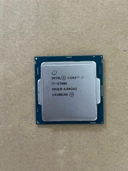 動作品 Intel Core i7 6700K 4.00GHz LGA1151 世代最速 CPU 即時支払いできる方限定特価品
