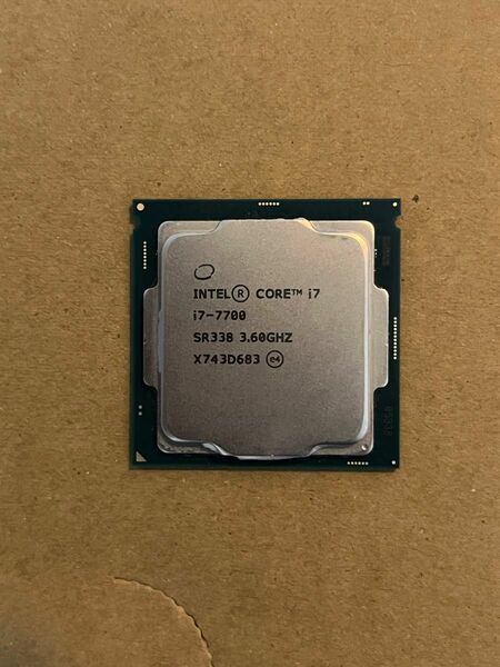 動作品 Intel Core i7 7700 3.60GHz LGA1151 CPU 即時支払いできる方限定特価品