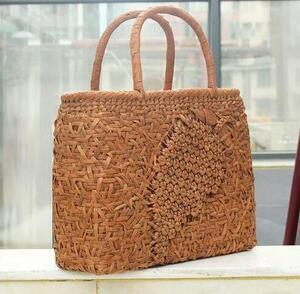  worker handmade superior article *. mountain .. wistaria . basket bag hand-knitted mountain ... bag basket cane basket high class UP handbag 
