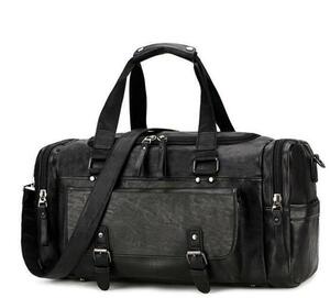  high capacity * Boston bag men's shoes inserting attaching traveling bag independent cow leather travel bag 