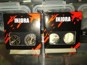 Injora-真鍮製beadlockホイール　オフセット-3.15mm　1:24 rcクローラー用　47g w1005