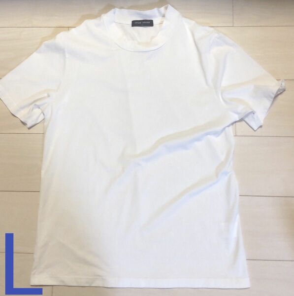 きれいめコーデ専用 モックネックTシャツ　アーバンスクエア　L