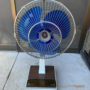  Showa Retro National electric fan F-35MG operation verification ending antique Deluxe DELUXE