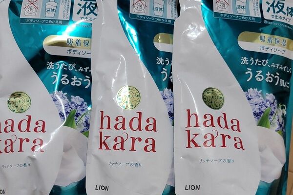 hadakara ボディソープ リッチソープの香り 詰替え用 360ml つめかえ用