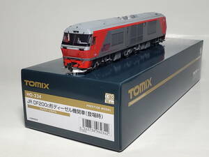 200 jpy ~#TOMIX(to Mix ) JR DF200 0 shape diesel locomotive ( appearance hour ) prestige model HO-234