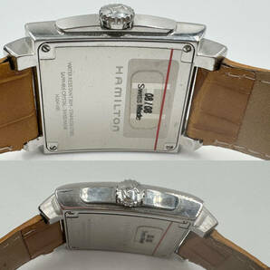 ◆ハミルトン HAMILTONトレント ムーンフェイズ メンズ腕時計 稼働品 クオーツ 箱付◆の画像8