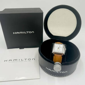 ◆ハミルトン HAMILTONトレント ムーンフェイズ メンズ腕時計 稼働品 クオーツ 箱付◆の画像10