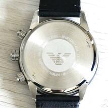 EMPORIO ARMANI エンポリオアルマーニ　腕時計　クロノグラフ　美品　箱付き　プレゼント_画像5