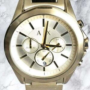 ARMANI Exchange アルマーニエクスチェンジ　ゴールド　美品　腕時計　稼働品
