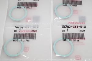 ホンダ純正部品 18292-GY1-610 マフラーガスケット 23x30 4個セット Muffler gasket Genuine parts 送料込 4X-5014 ジョイ リード50 ジャイ