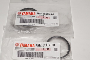 ヤマハ純正部品 4BE-14613-00 マフラーガスケット 38x45 2個セット Muffler gasket Genuine parts 送料込 2X-5037 RZ125 SR125 DT125R YD12