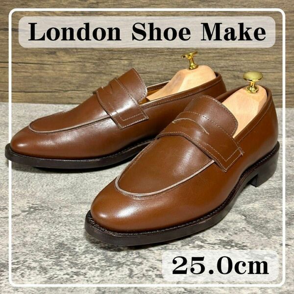 【1点限定】London Shoe Make コイン ローファー 501ブラウン