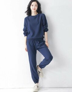 LRM527* одноцветный простой casual свободно тренировочный джерси женский верх и низ в комплекте салон одежда часть магазин надеты 