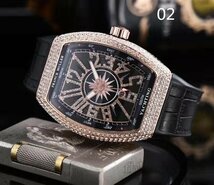 ダイヤモンド 腕時計 四角形 メンズ レディース ウォッチ時計 装飾品 ブレスレット バングル アクセサリー 水晶時計クォーツ 選択_画像1