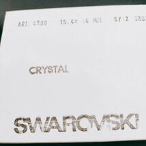 ☆美品 SWAROVSKI スワロフスキー ルース CRYSTAL クリスタル GOLD FOILED ゴールドフォイル 64個 15.4×14 MM art 4800 6/12 gross ハート_画像7