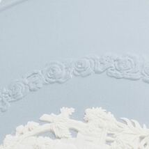 【美品】Wedgwood ウェッジウッド Wedding Day 結婚式 ジャスパー 大皿 飾皿 ブルー 食器 プレート 陶器 洋食器 ヴィンテージ アンティーク_画像7