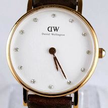 Daniel Wellington ダニエルウェリントン 腕時計 アナログ 時計 ヴィンテージ 2針 白文字盤 アクセ アクセサリー アンティーク_画像1