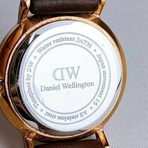 Daniel Wellington ダニエルウェリントン 腕時計 アナログ 時計 ヴィンテージ 2針 白文字盤 アクセ アクセサリー アンティーク_画像8