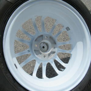 中古タイヤ☆155/65-14 155/65R14 ヨコハマ ブルーブルーEs ES32 ZACK ホワイト 4.5J+45 100 4H タント イース アルト ラパン ワゴンR等☆の画像8