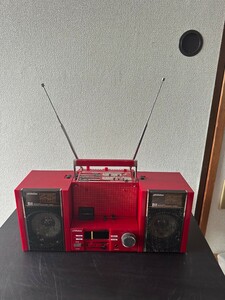 Victor Victor radio-cassette Showa Retro PC-R100 through electric work etc. is not yet verification reality goods 