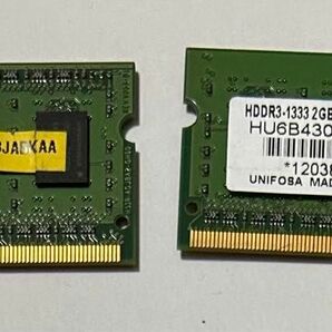 ノートパソコン・メモリ UniFosa 4GB (2 GB x 2枚組) 