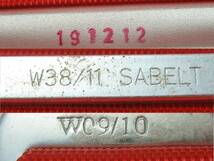 美品 定価56980円 アルミアジャスター 上位モデル サベルト SABELT サルーンカーハーネル S 4点式 赤 レッド RED 3インチ 右 RH カムロック_画像7