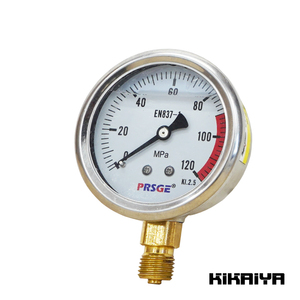 KIKAIYA 圧力メーター 圧力計 0～120MPa グリセリン入り EN837-1規格