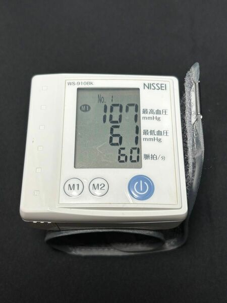 NISSEI 手首式デジタル血圧計　WS-910BK 