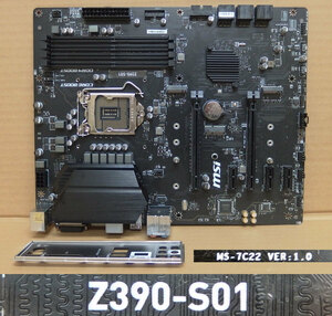 Mb560 msi Z390-S01 (MS-7C22) LGA1151/DDR4/ATX 中古動作品