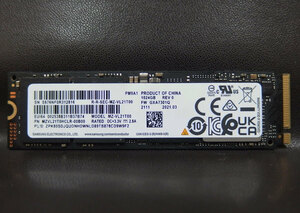 ssd93 SAMSUNG MZ-VL21T00 PM9A1 1TB(1024GB) NVMe SSD 使用時間：1018時間 中古動作品