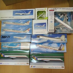  airplane [ rare ] set sale plastic model Japan Air Lines JAL a-200