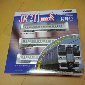 鉄道 【希少】 TOMIX トミックス JR 211 3000系　長野色　a-211