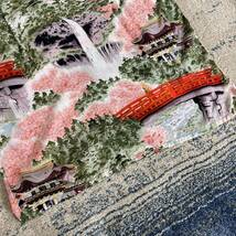 50s~60s Hawaiian rayon shirt 和柄 アロハシャツ レーヨン 総柄 半袖 ハワイアン ビンテージ vintage バンブーボタン japan USA製 解禁_画像8