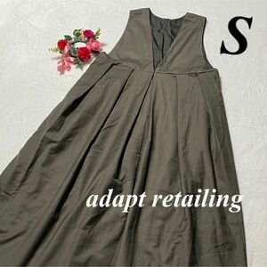 アダプトリテイリング　adapt retailing ◆ ロングワンピース　深緑　F