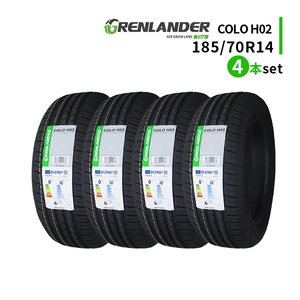 4本セット 185/70R14 2024年製造 新品サマータイヤ GRENLANDER COLO H02 送料無料 185/70/14