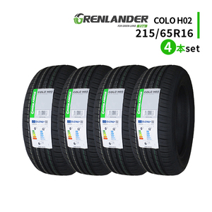 4本セット 215/65R16 2024年製造 新品サマータイヤ GRENLANDER COLO H02 送料無料 215/65/16