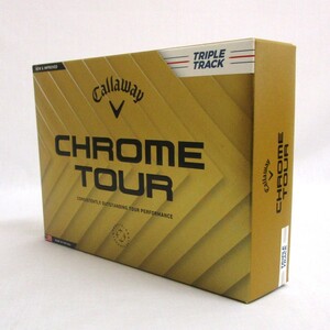 Callaway CHROME TOUR トリプルトラック ホワイト 1箱 12球 2024年 日本仕様 キャロウェイ クロムツアー 4ピース ゴルフボール 白