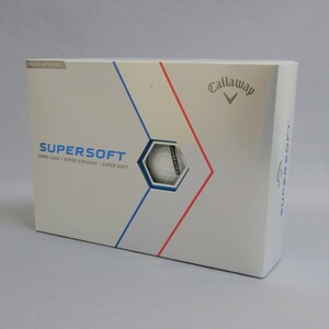 Callaway 2023年 スーパーソフト ホワイト 1箱 12球 日本仕様 キャロウェイ SUPERSOFT 2ピース