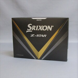 日本仕様 2023年 SRIXON Z-Star ホワイト 1箱 12球 1ダース ボール スリクソン ダンロップ DUNLOP 3ピース ゴルフボール Zスター