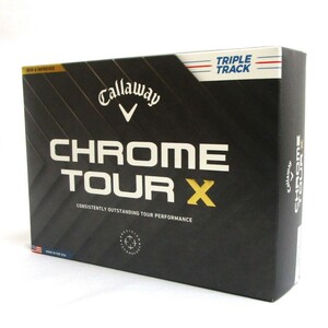 Callaway CHROME TOUR X トリプルトラック ホワイト 1箱 12球 2024年 日本仕様 キャロウェイ クロムツアー エックス 4ピース ゴルフボール