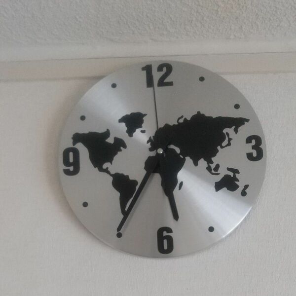 世界地図 壁掛け時計