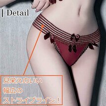 ショーツ セクシー ランジェリー Tバック タンガ 伸びる 人気 かわいい カラフル シースルー レディース 過激 インナー_画像4