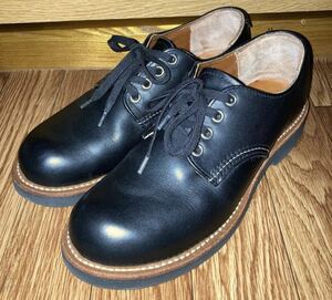 RED WING レッドウィング FOREMAN OXFORD フォアマンオックスフォード 8059 BLACK HARNESS 箱もあります。希少サイズ