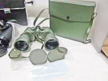 USED 双眼鏡 3台 ケース、カバー付 Nikon 7×20 7.1° SUPER ZENITH 12×5 5° Vixen 9-22×50黒 グリーン_画像3