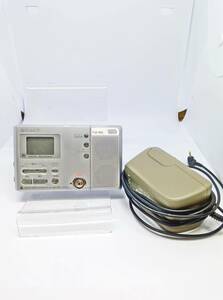 USED SONY MZ-B10 ポータブル ミニディスクレコーダー 通電視聴確認済 ACアダプター付 ソニー プレーヤー MD 