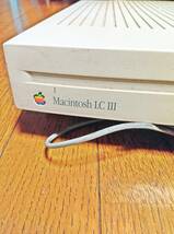 訳あり Apple Macintosh LC III モニター キーボード マウス セット HDDなし 通電のみ確認済 マック_画像3