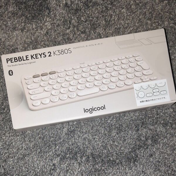 logicool PEBBLE KEYS 2 ワイヤレスキーボード K380sOW（オフホワイト）