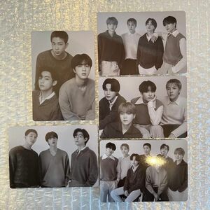 BTS MONOCHROME MNCR ミニフォト トレカ ユニット オール コンプリート ポップアップ pop up