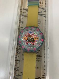 ★☆1円スタート☆美品☆swatch/スウォッチ☆クオーツ腕時計☆動作未確認品☆ケース付☆コレクション★☆